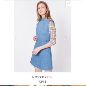 Veronica beard Nico denim dress NWT